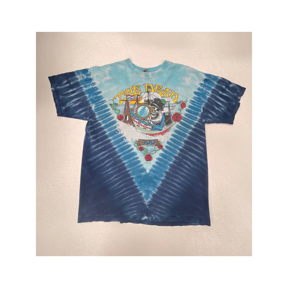 Grateful Dead "The Dead" Madison Square Garden Concert Tye Dye Tee Shirt Sz L